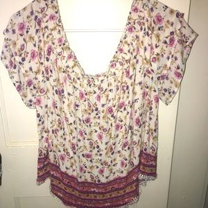 Off the shoulder shirt